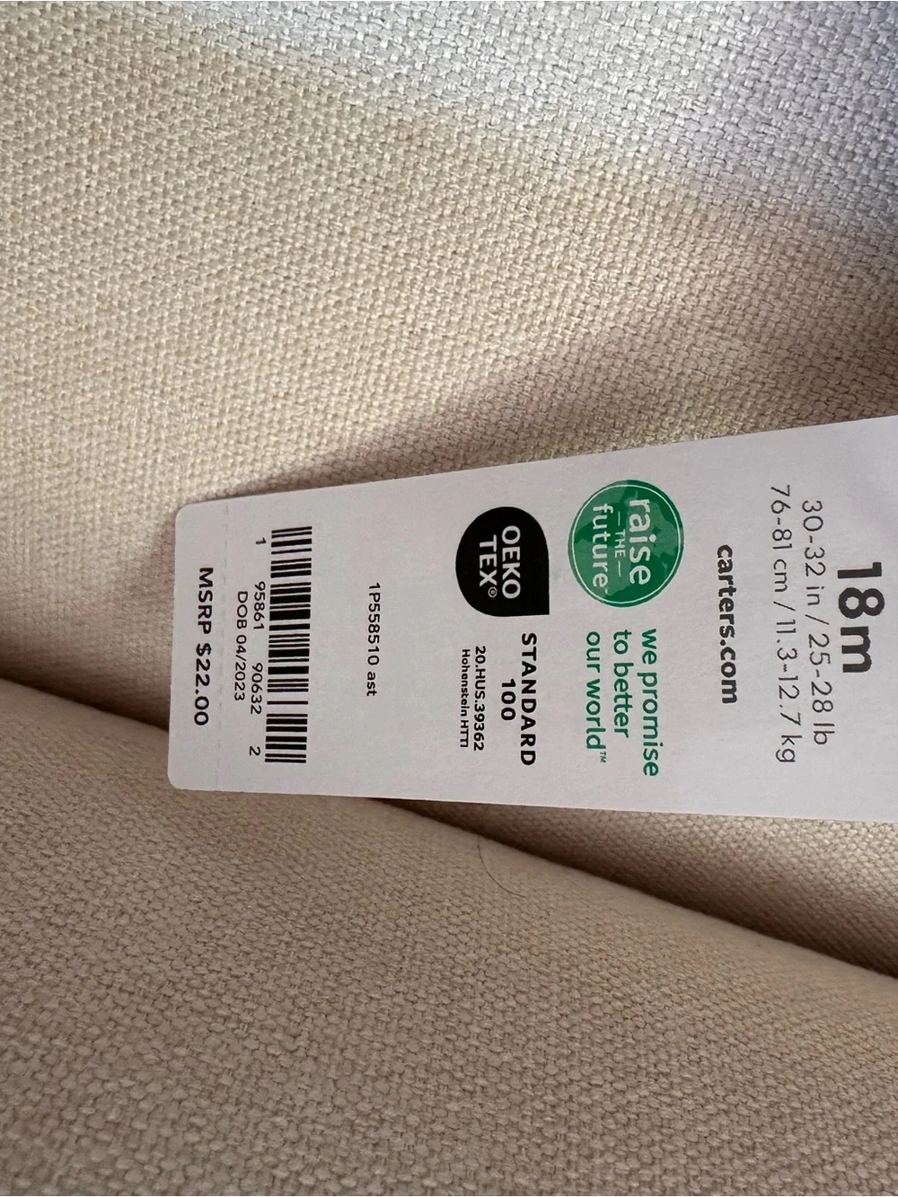 Carter's Blue Striped and Light Blue Legging Set